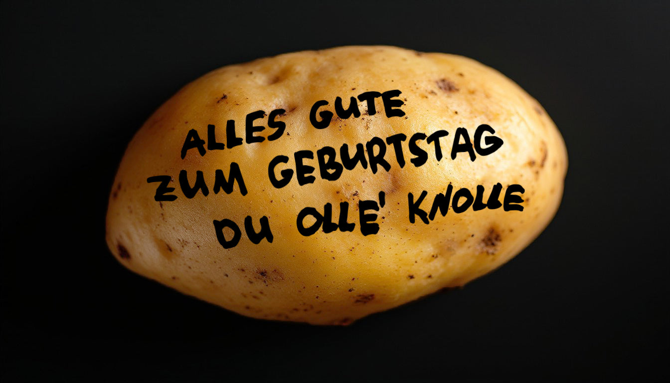 persönlichen knollen Kartoffel-Gruß erstellen